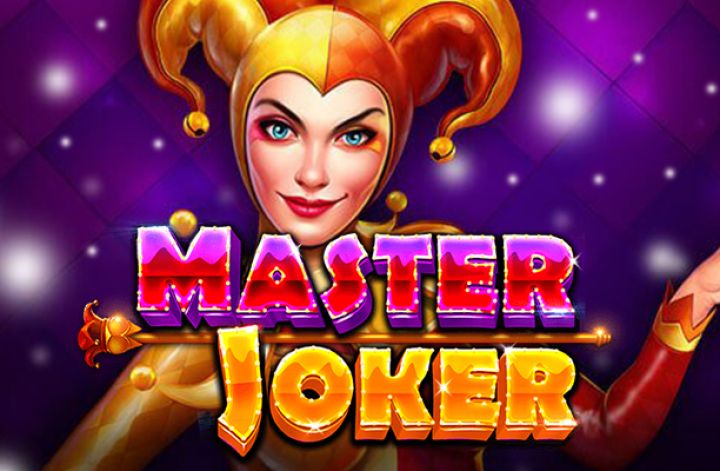 The logo and mascot of Pragmatic Play's Master Joker, a slot machine that can be played for free on games-gettoplay.com