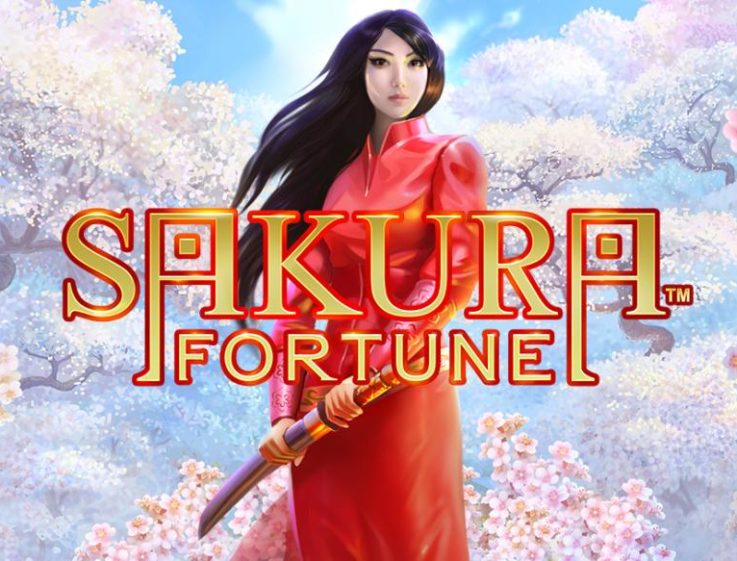 Logo of the Sakura Fortune Oriental slot machine, which is available to play for free on games-gettoplay.com